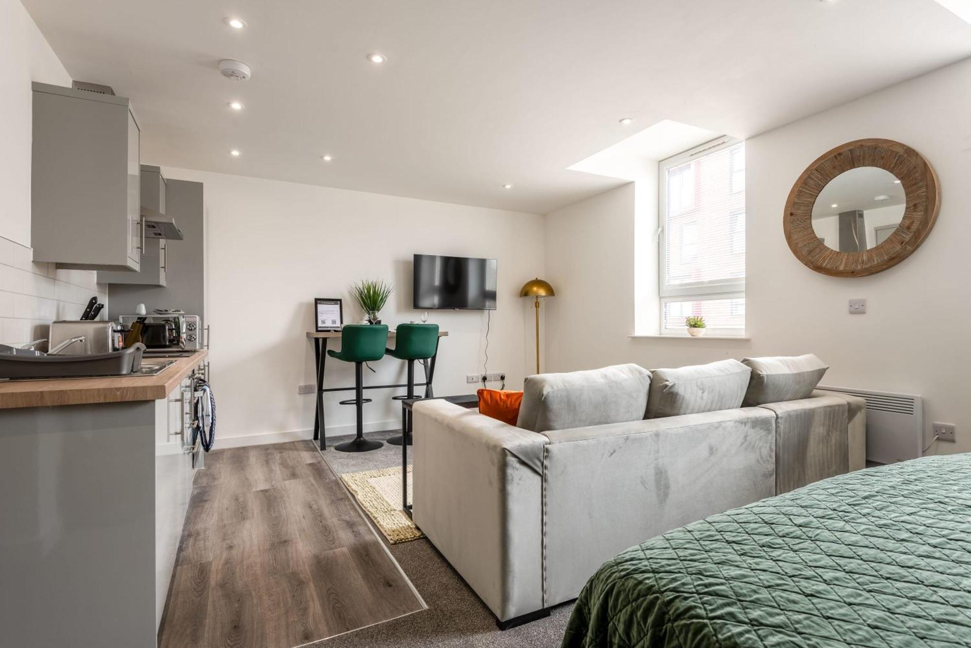Contemporary 1 Bed Central Rotherham Studio Exterior foto